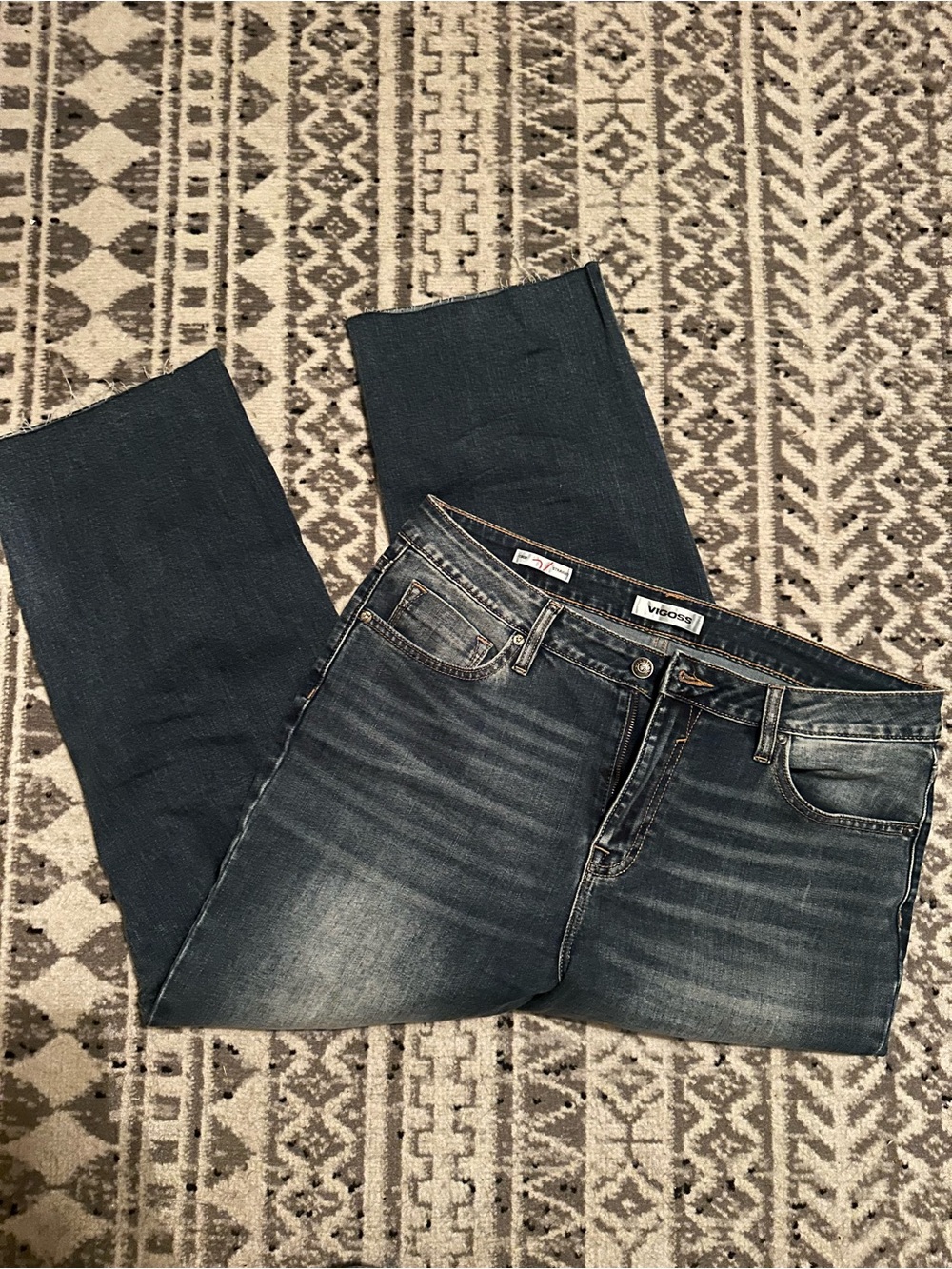 Vigoss straight crop Dark Blue Jeans